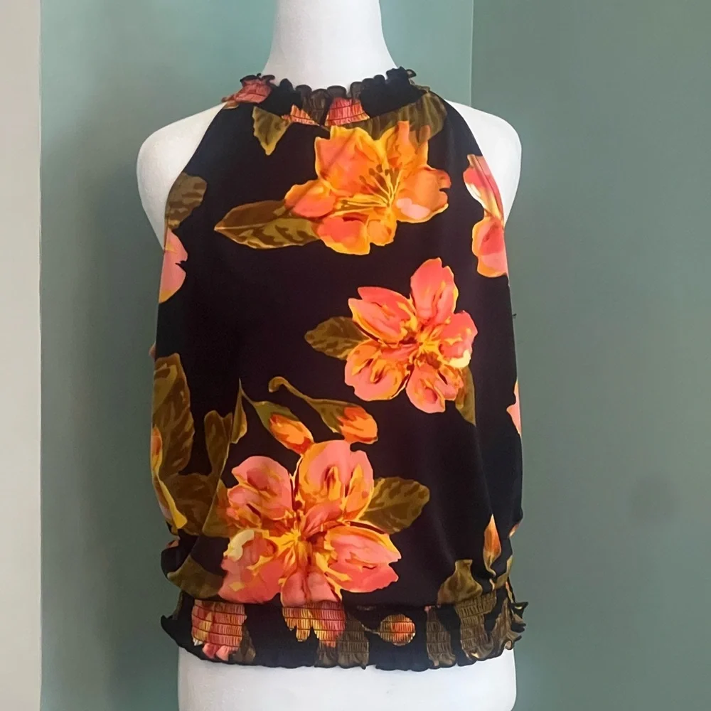 NWT Crosby Floral Halter Top - Picture 1 of 9